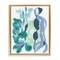 Stupell Industries Vegetative Paint Shapes Framed Floater Canvas Wall Art Design by June Erica Vess